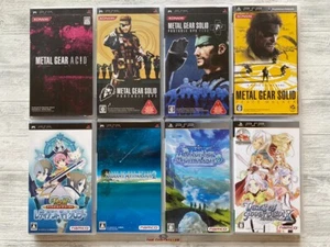 SONY PSP Metal Gear Solid Tales of The World Radiant Mythology 1 2 3 Phantasia X - Picture 1 of 20