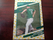 2021 Donruss Liam Hendriks #'ed 7/19 MASK Emoji SP-WHITE SOX