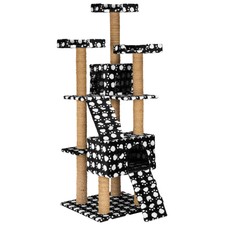 TecTake Árbol Rascador para Gatos - Gris