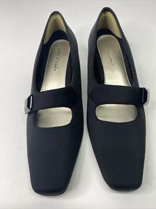 Zapatos de salón de baile EASY STREET negros suela flexible fácil talla 9,5 M con caja - Imagen 1 de 10