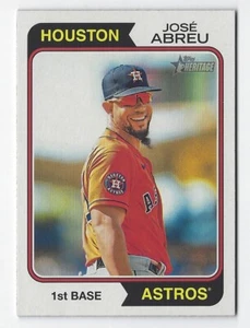 2023 Topps Heritage High Number #559 José Abreu Posición Intercambio Variación SP - Imagen 1 de 2