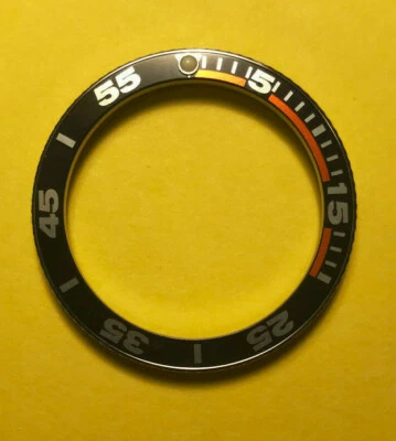 NEW 60 MINUTE INSERT KNURLED Steel Bezel for Vostok Amphibian Komandirskie Watch - Image 1 of 4