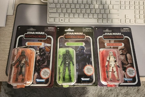 Star Wars The Mandalorian CARBONIZED Graphite LOT OF 3 Kenner Figures Cover