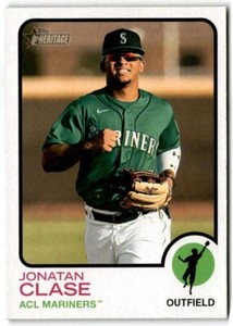 2022 Topps Heritage Minor League Jonatan Clase ACL Mariners #148