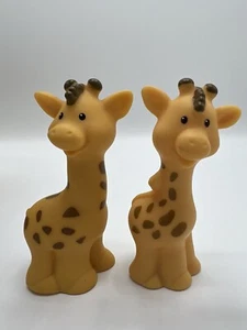 Fisher Price Little People Noah's Ark Replacement Giraffe Couple Figures 2007 - Picture 1 of 7