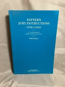 Pattern Jury Instructions Civil Cases 1993 Edition - Imagen 1 de 5