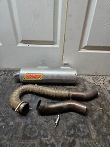 LIKE NEW CURTIS SPARKS Slip On Exhaust for 2004-2013 CARB  Yamaha YFZ450