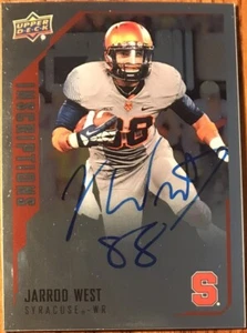 2015 Upper Deck Inscriptions Jarrod West #WE Syracuse Orange - Picture 1 of 2