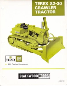 Terex 82-30 Bulldozer sales and specification brochure (4 pages) 1970s - Picture 1 of 2
