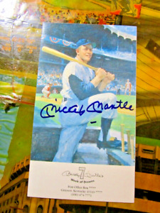 Mickey Mantle Signed Week of Dreams Authentic Yankees Brochure~