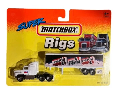 Matchbox 1996 Super Rigs PEPSI Tractor-Trailer Item # 34330 - Image 1 of 2