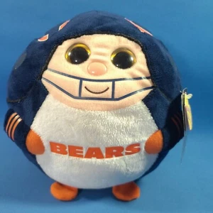 NWT NFL Chicago Bears large 8" Ty Beanie Ballz NWT - Picture 1 of 9