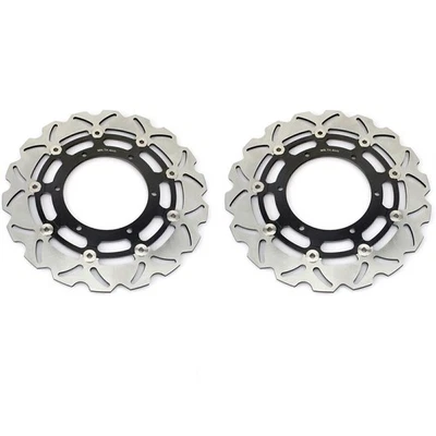 2 discos de rotores de freno delanteros para Yamaha YZF R7 750 1999-2001 FJR 1300 2004-2013 12 Foto 1 de 4