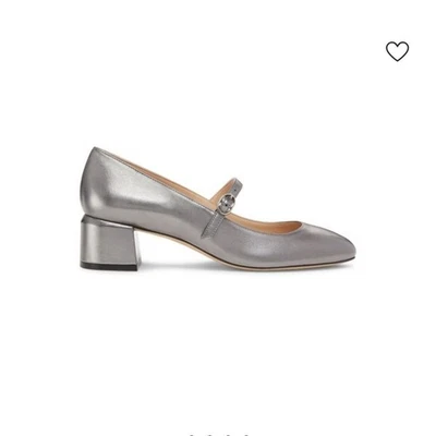 Stuart Weitzman Gabby Block Heel Mary Jane Pumps 10 - Image 1 of 4