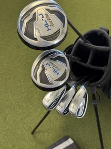 Tour Edge HL-J Junior Graphite Golf Club Set Blue Ages 11-14 (64"-67"RH NO PUTTR - Picture 1 of 5
