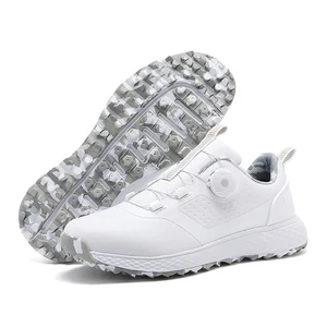 Golf Shoes Men's Professional Comfortable Turf Walking Golfing Male Sneakers - Picture 1 of 25