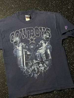 Camiseta De Colección Y2K Dallas Cowboys Grande Gráfica Azul Marino TALLA GRANDE Foto 1 de 4