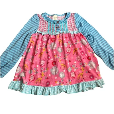 Top de pijama de reno Matilda Jane para niña talla 6 MJ-325 Foto 1 de 4