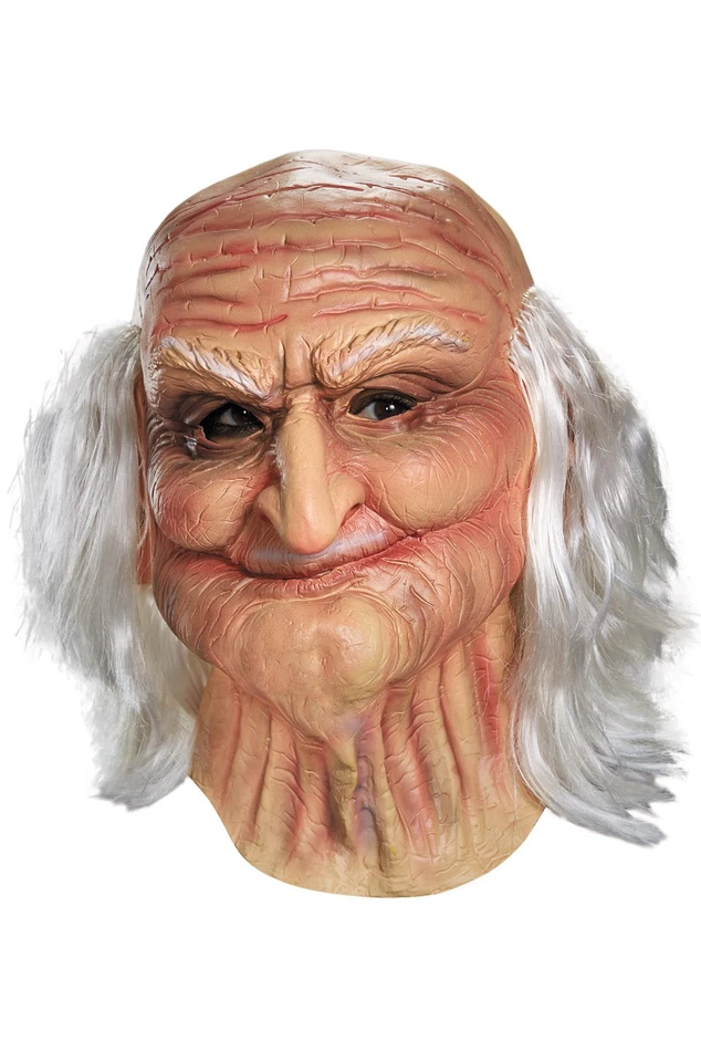 Male Oldie Granpa Adult Full Face Vinyl Mask - Image 1 of 1