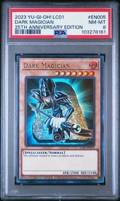 Yu-Gi-Oh! - Dark Magician 2023 LC01-EN005 Limited Edition PSA 8 - Image 1 of 2