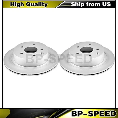 2 Rear Brake Rotors Fits 2003 Nissan 350Z 2004 Nissan 350Z 2005 Nissan 350Z - Image 1 of 2