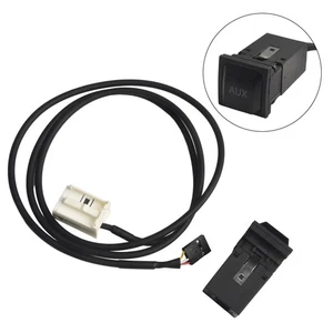 Quick Installation Car Dash Mount AUX Port Panel Extension Cable Adapter - Photo 1/12