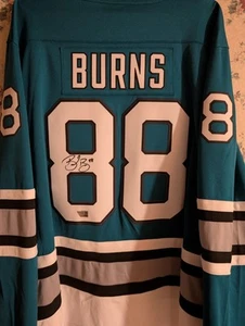 San Jose Sharks Brent Burns Autographed Jersey w/COA - Picture 1 of 6