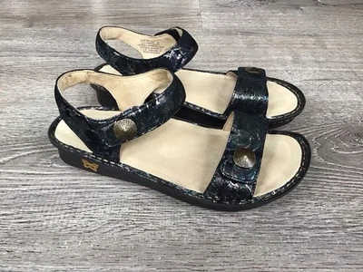 Alegria Womens Size 7 38 Leather Sandals Judie Sakura Shimmer Sandals - Image 1 of 4