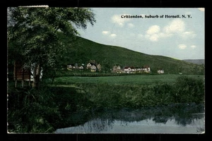Crittenden, suburb of Hornell, NY posted c1912 divided back - Picture 1 of 2