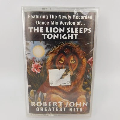 ROBERT JOHN Greatest Hits Cassette  Featuring Dance Mix Of The Lion Sleeps Tonig Foto 1 de 4