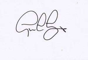 Football - Graeme Le Saux - Hand Signed 6x4 Inch White Card - Chelsea - COA - Picture 1 of 1