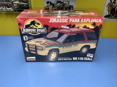 LINDBERG JURASSIC PARK EXPLORER 1:20 BIG SCALE #72516 FACTORY SEALED NEW - Image 1 of 4