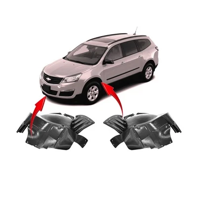 Fender Liners Set of 2 for Chevrolet Traverse 2009-2017 GM1248208 GM1249208 - Image 1 of 4