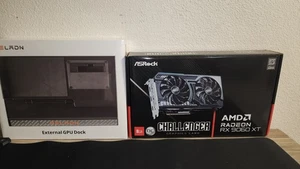 ASRock AMD Radeon RX 9060 XT CHALLENGER 8GB and GPU Dock Station (Oculink). New. - Picture 1 of 9