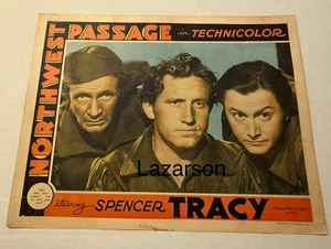 SPENCER TRACY NORTHWEST PASSAGE CLOSE-UP LOBBY CARD ROBERT YOUNG BRENNEN 1940 - Picture 1 of 2