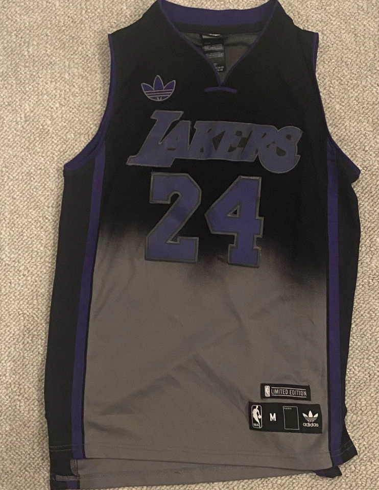 Adidas NBA Los Angeles Lakers Kobe Bryant #24 Limited Edition Fadeaway Jersey M - Image 1 of 4