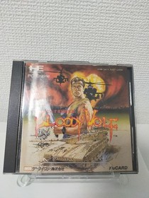 PC Engine Hu Card Rogue Combat it Bloody Wolf Japan Region