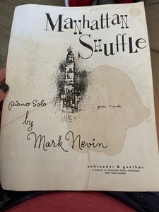 Manhattan Shuffle Piano Solo Copyright 1958 - Bild 1 von 3
