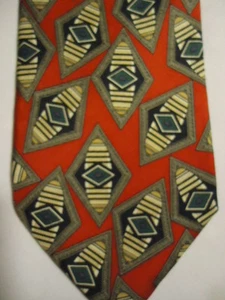 Talbott Studio Nordstrom Seidenkrawatte rote Diamanten 59,5 Zoll - Bild 1 von 2