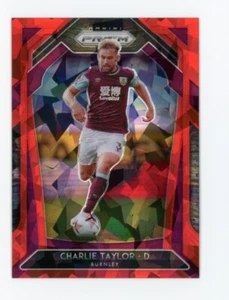 Charlie Taylor Burnley 2020-21 Panini Prizm Premier League #49 rojo hielo agrietado - Imagen 1 de 1