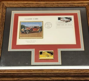 FIRST DAY COVER ISSUE- CLASSIC CARD - FRAMED - Picture 1 of 5