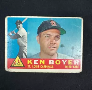 1960 Topps Baseballkarte Ken Boyer #485 - Bild 1 von 2
