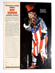 CLUB DE CULTURA / BOY GEORGE / REVISTA CONCURSO SIMILAR PÁGINA COMPLETA PINUP RECORTE - Imagen 1 de 1