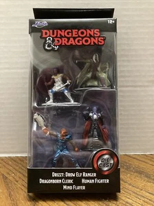 Jada Dungeons & Dragons Drizzt Dragonborn Cleric Human Fighter 4 Figure Die Cast - Picture 1 of 7