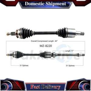TrakMotive Front CV Axle Drive Shaft Joint For Mazda 6 2014 2015 2016 2017 - Foto 1 di 4