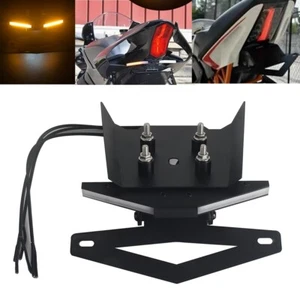 Eliminador de guardabarros con soporte de matrícula con luz trasera de señal de giro para Duke RC 390 - Imagen 1 de 11