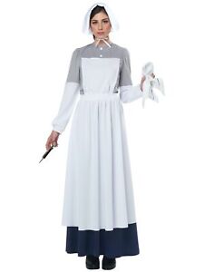 Civil War Nurse Clara Barton Victorian Colonial Patriotic Womens Costume