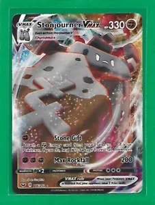 Juego de cartas coleccionables Pokémon Espada y escudo Stonjourner VMAX #116/202 ultra raro - Imagen 1 de 2