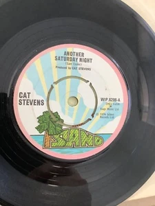 Cat Stevens. Another Saturday night. . 7" vinyl 1974. Island - Picture 1 of 5