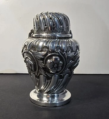 Hermosa lanzadora de azúcar de plata esterlina Walker & Hall Sheffield 1898 106 g 9 cm  Foto 1 de 4